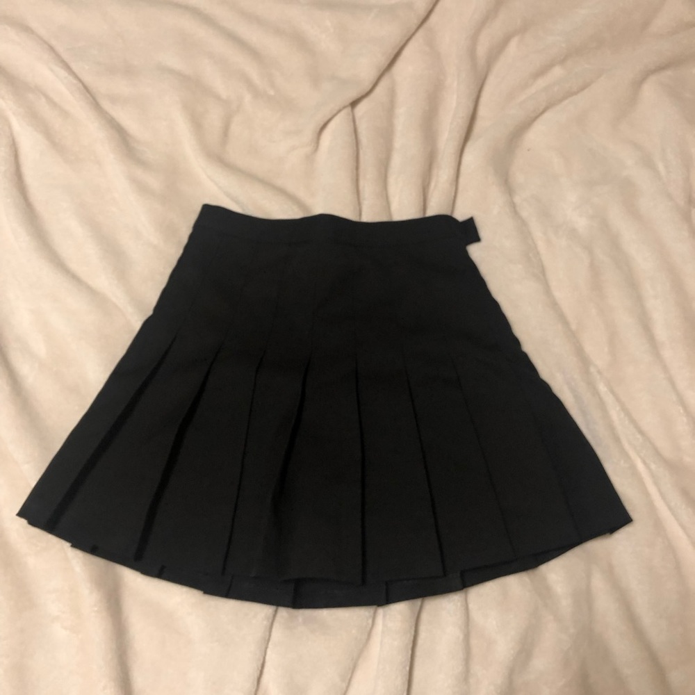 Black tennis skirt